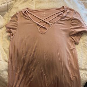 Pink Cross Top